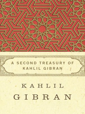 cover image of Second Treasury of Kahlil Gibran